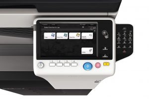Konica Minolta Bizhub C227 control panel display