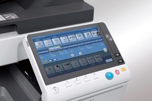 Konica Minolta Bizhub C258 control panel display